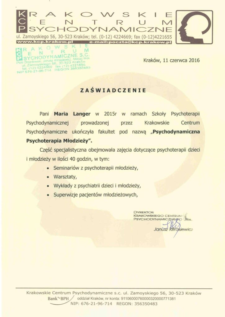 Psychoterapia Nowy Sącz